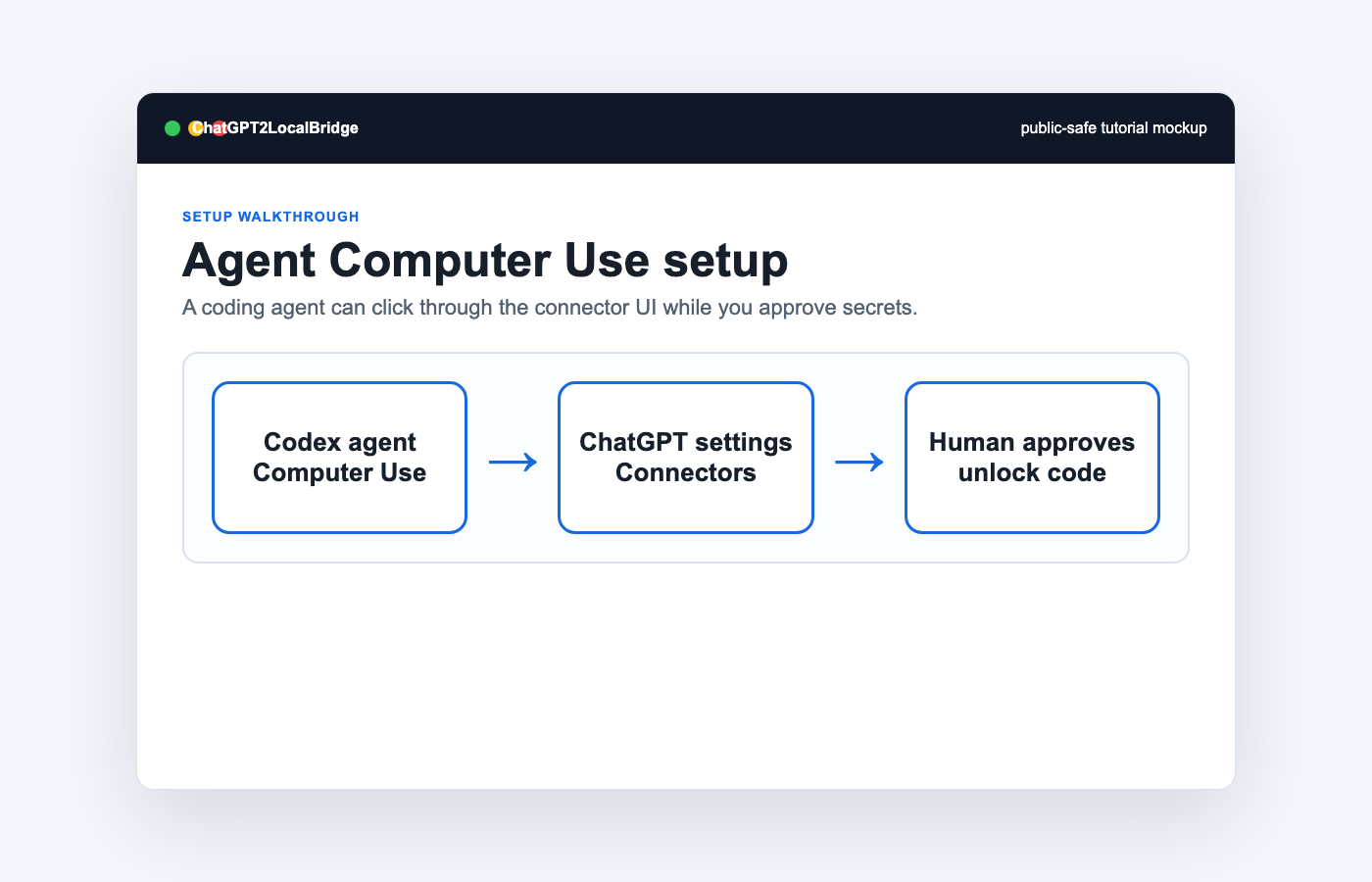 Agent Computer Use setup screenshot