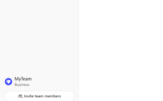 ChatGPT 侧栏：已加入 Business Team
